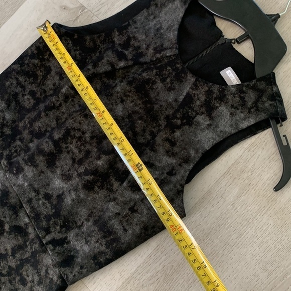 Hunter Bell New York peplum‎ Simmer black gray Tank Top size Small blouse career - Picture 8 of 11